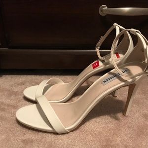 Steven Madden white heels
